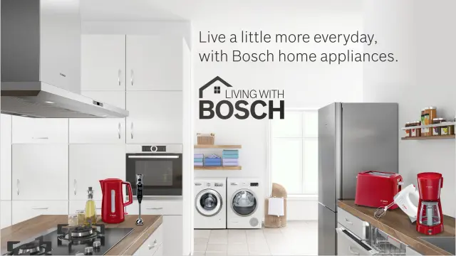 Fridge, washing machine, or coffee maker — Bosch Home Appliances make life a little bit easier every day.